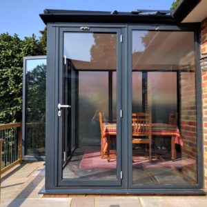 Противопожарная дверь для веранды / серия FRM33238