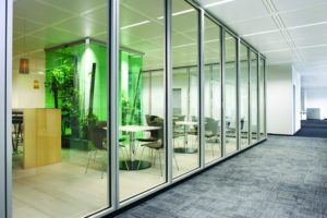 Противопожарная перегородка с двойным стеклом / серия FRM5385