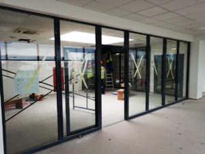 Ударостойкая (антивандальная) противопожарная дверь / серия FRM7476